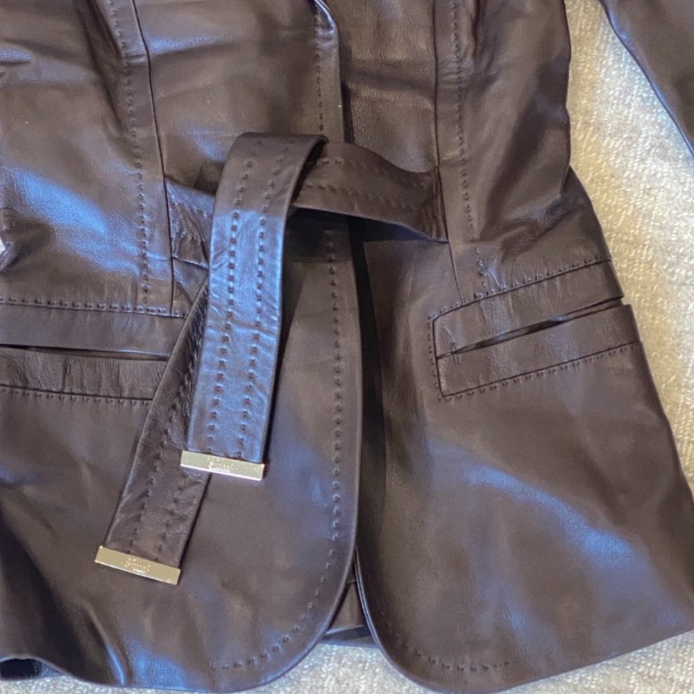 GUCCI LEATHER BLAZER - Picture 7 of 12